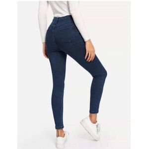 Shein NWT high-Rise stretch ankle skinny jeans